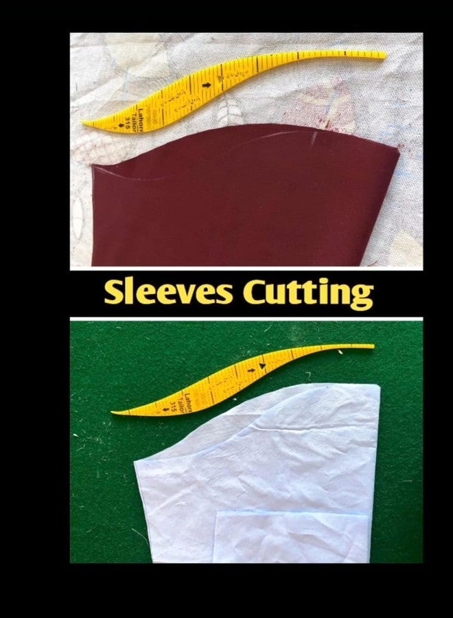 Jasol Sewing French Curve Scale and Sleeve Ruler Set | 2-Piece Transparent & Yellow Sewing Pattern Template | Tailoring Tools for Fashion Design & Sleeve Cutting - Image 5